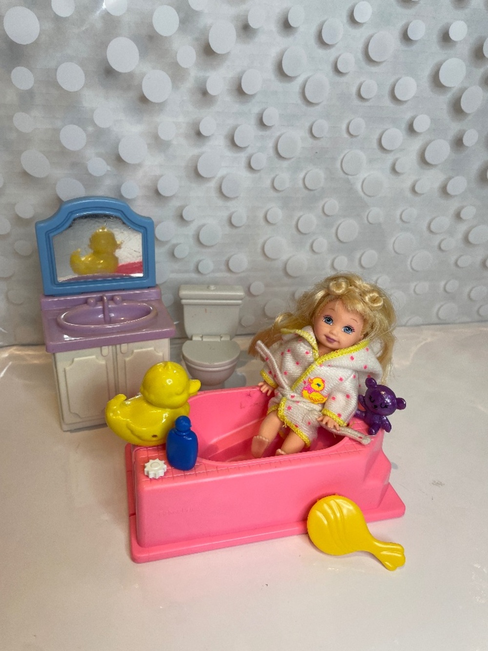 Vintage Barbie 🛀🫧Bath time Fun Kelly playset